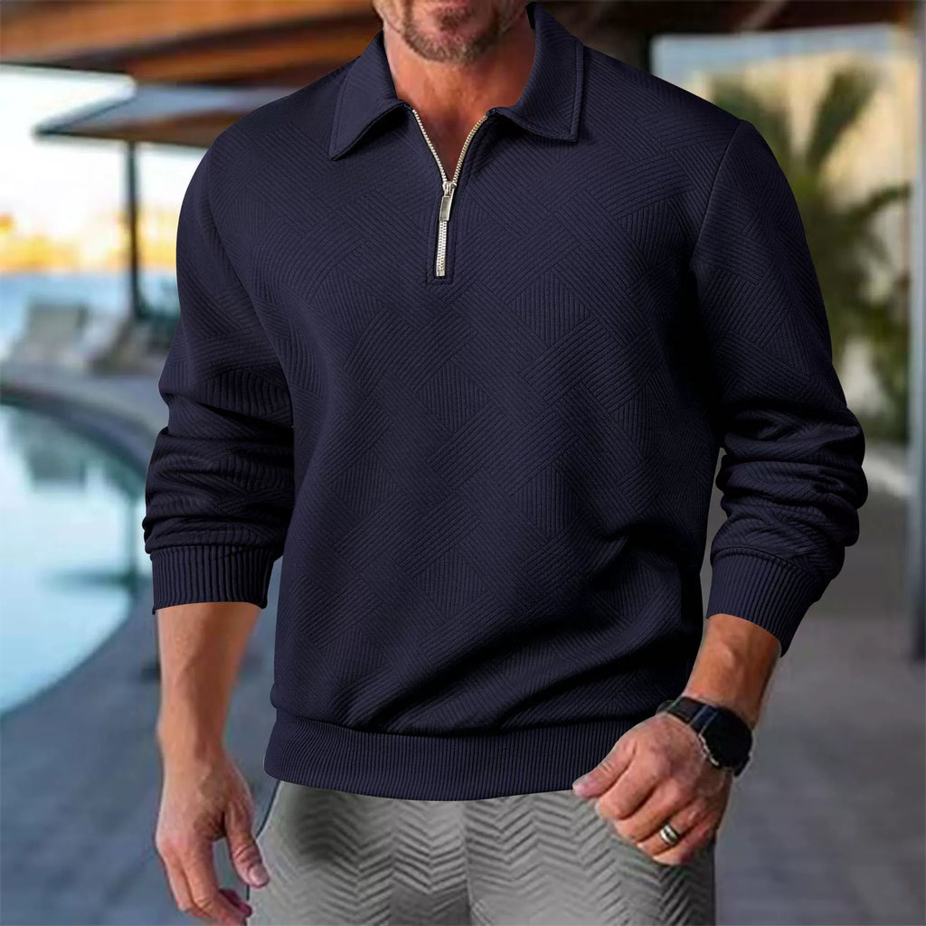 BOGO | Men’s Premium Textured Half-Zip Pullover
