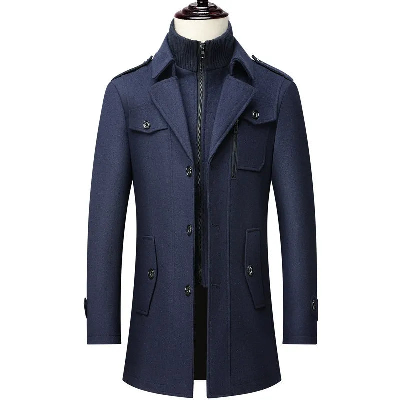 BOGO | Men’s Premium Double-Collar Wool Coat