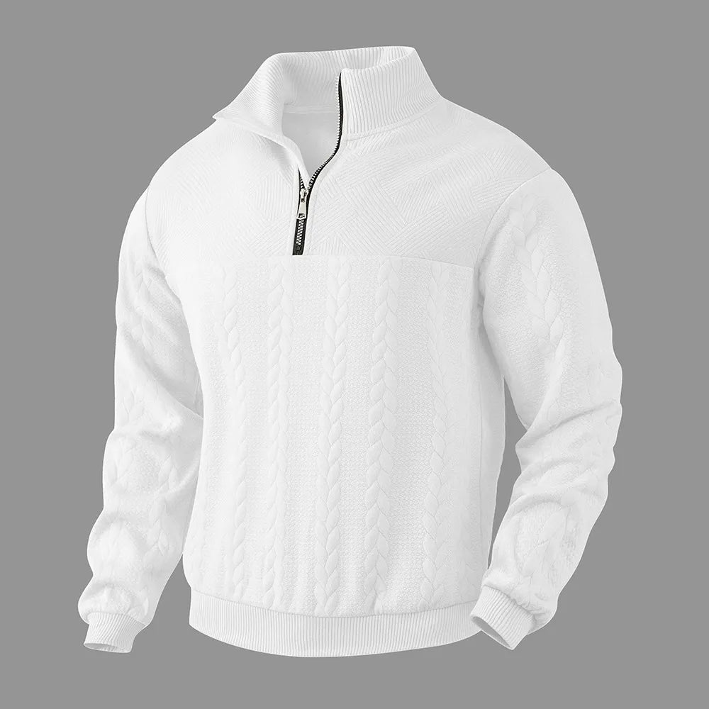 BOGO | Men’s Premium Jacquard Half-Zip Sweatshirt