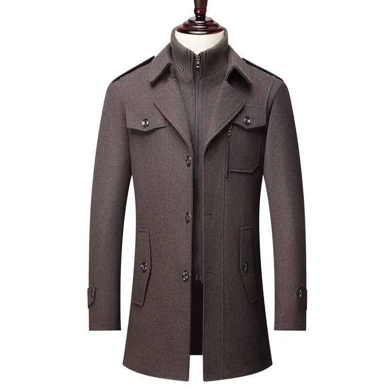BOGO | Men’s Premium Double-Collar Wool Coat