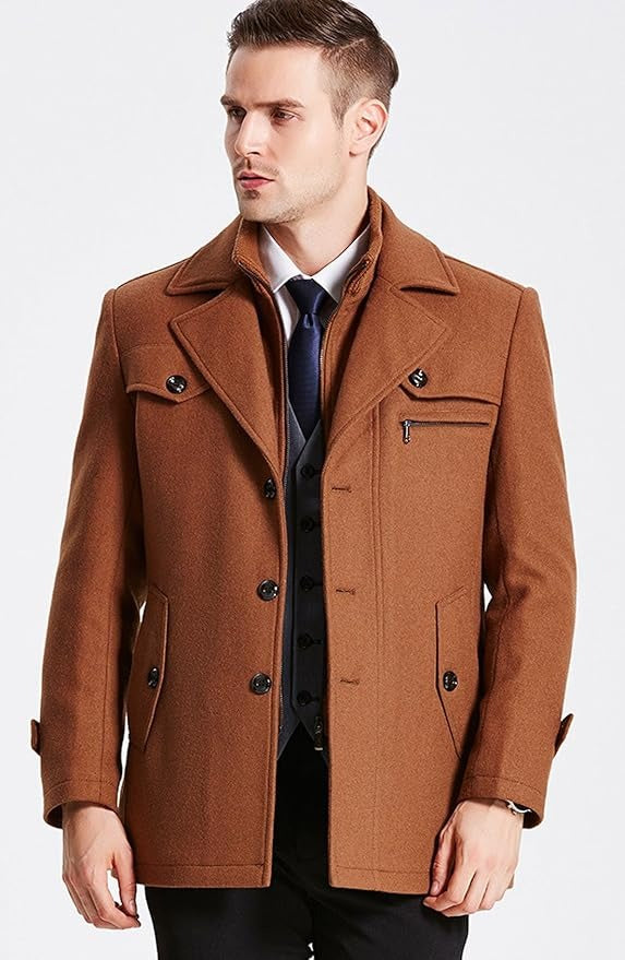 BOGO | Men’s Premium Double-Collar Wool Coat