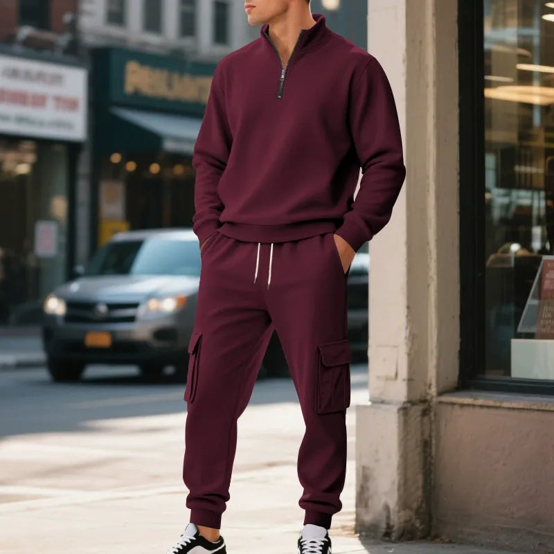 BOGO | Men’s Premium Fleece-Lined Zip-Up Set