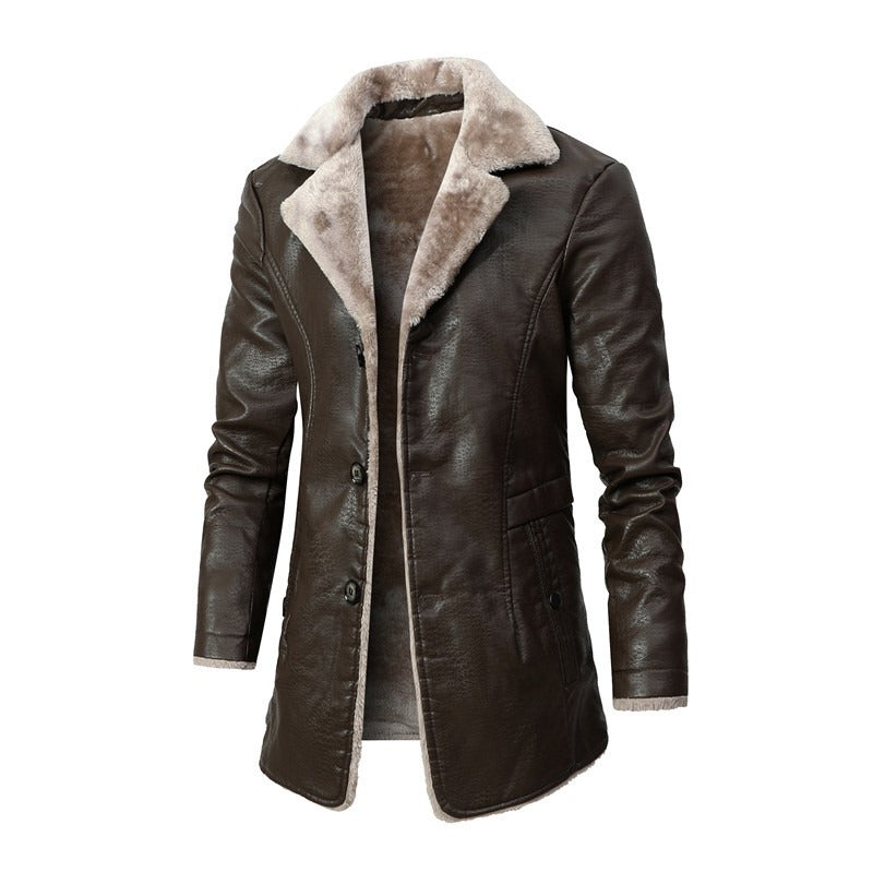 BOGO | Men’s Premium Leather Plush Jacket