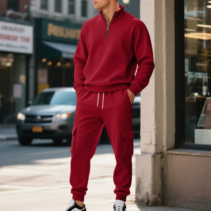 BOGO | Men’s Premium Fleece-Lined Zip-Up Set