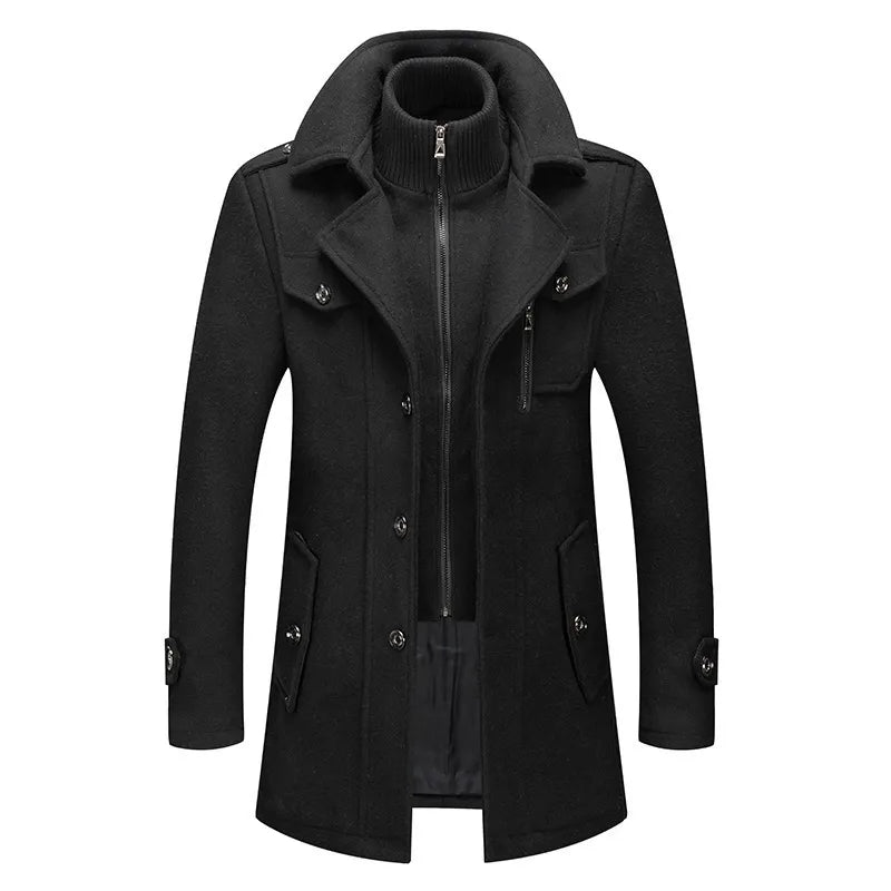 BOGO | Men’s Premium Double-Collar Wool Coat