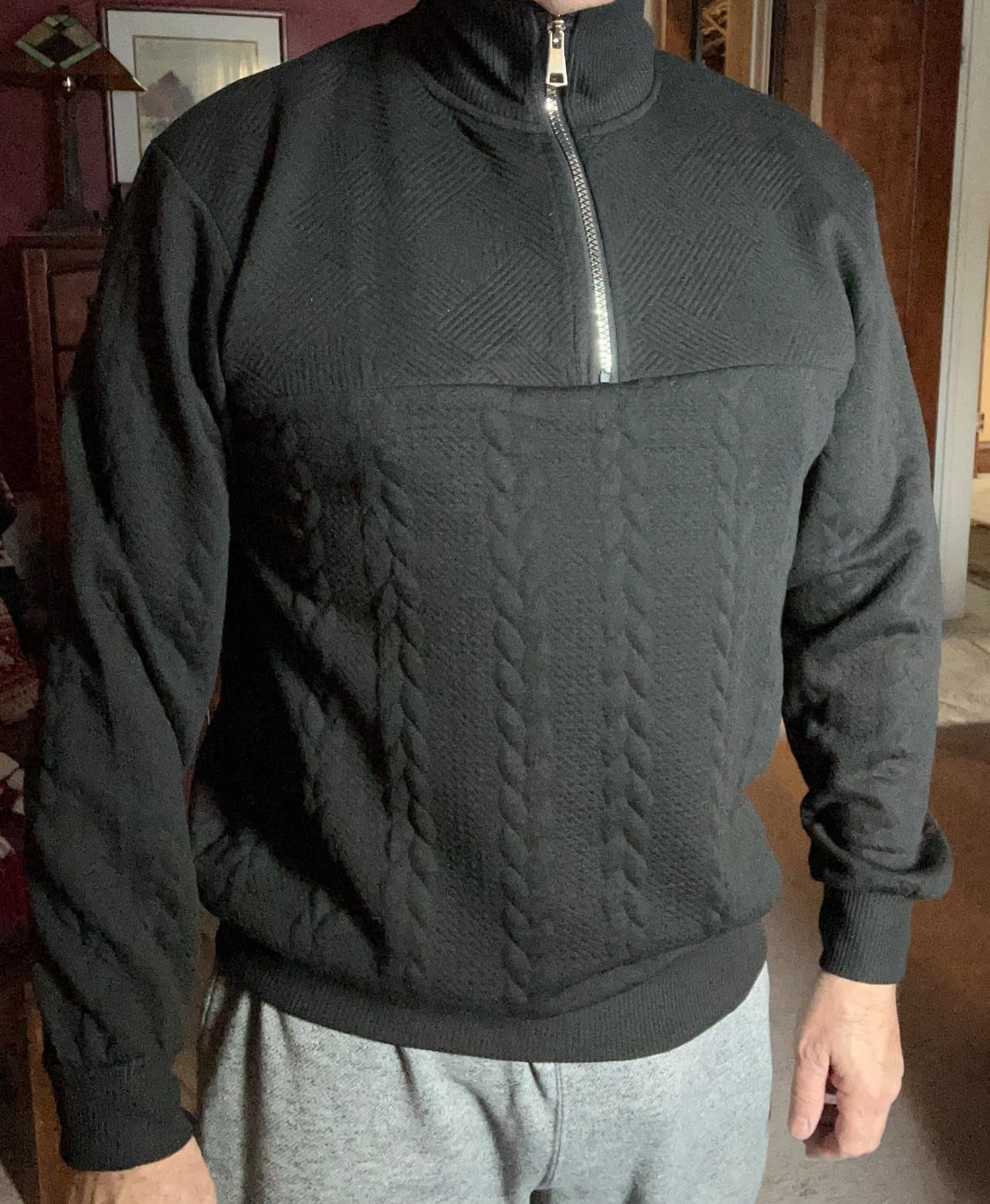 BOGO | Men’s Premium Jacquard Half-Zip Sweatshirt