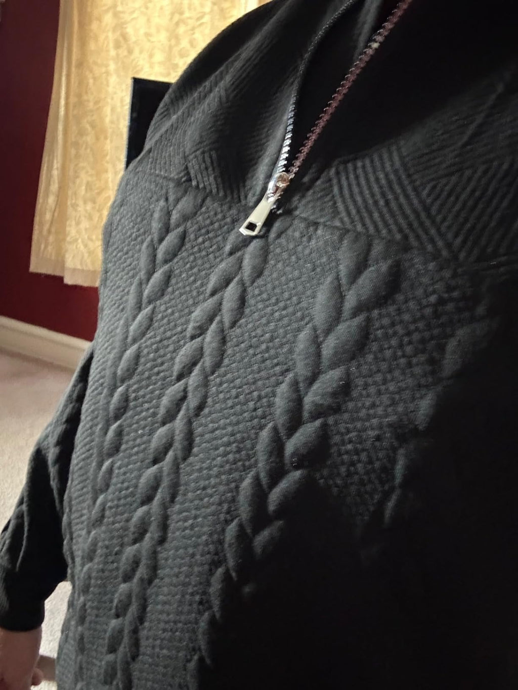 BOGO | Men’s Premium Jacquard Half-Zip Sweatshirt