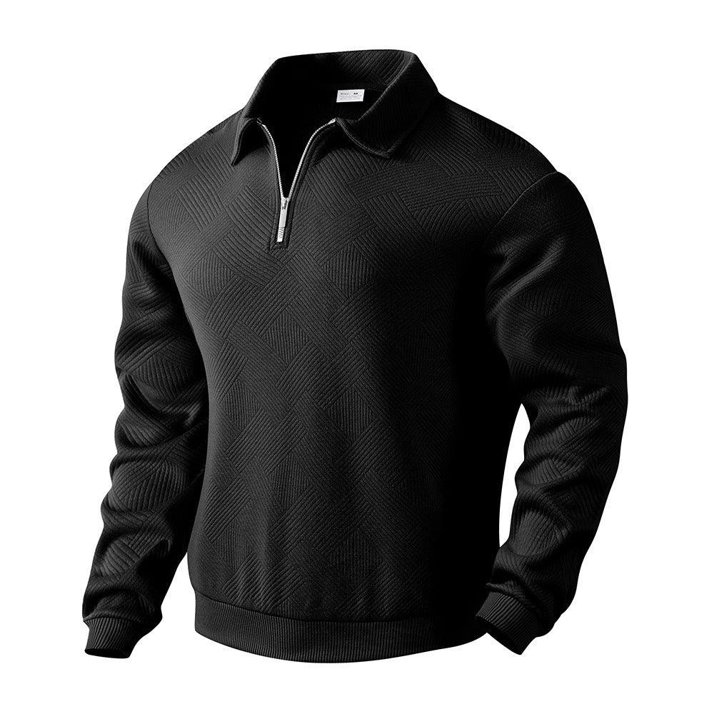 BOGO | Men’s Premium Textured Half-Zip Pullover
