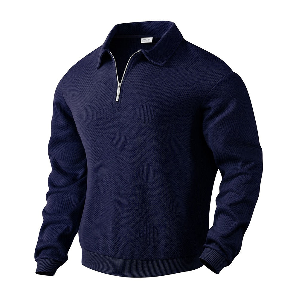 BOGO | Men’s Premium Textured Half-Zip Pullover