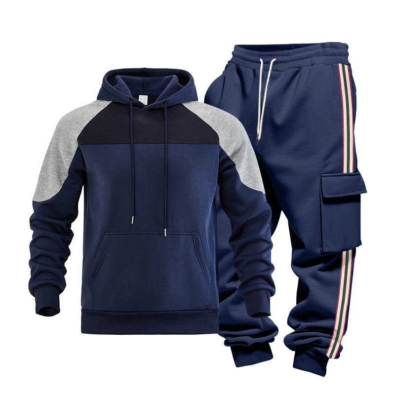 BOGO | Men’s Premium Color-Block Hoodie & Jogger Set