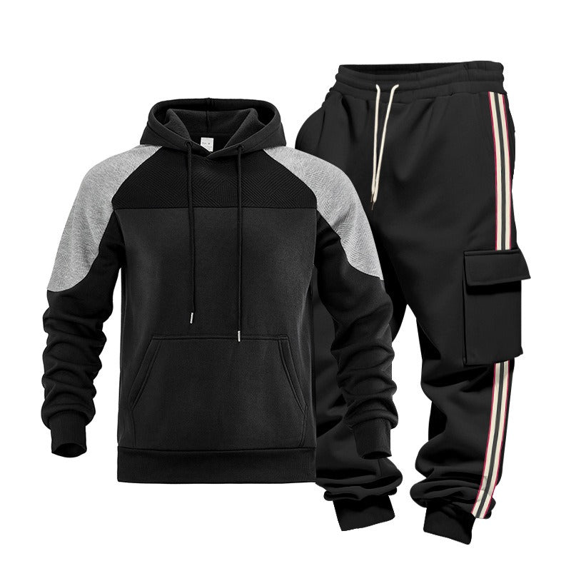 BOGO | Men’s Premium Color-Block Hoodie & Jogger Set