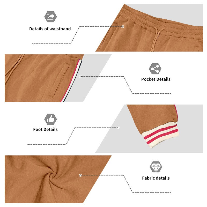 BOGO | Men’s Premium Fleece-Lined Stripe Jacket & Jogger Set