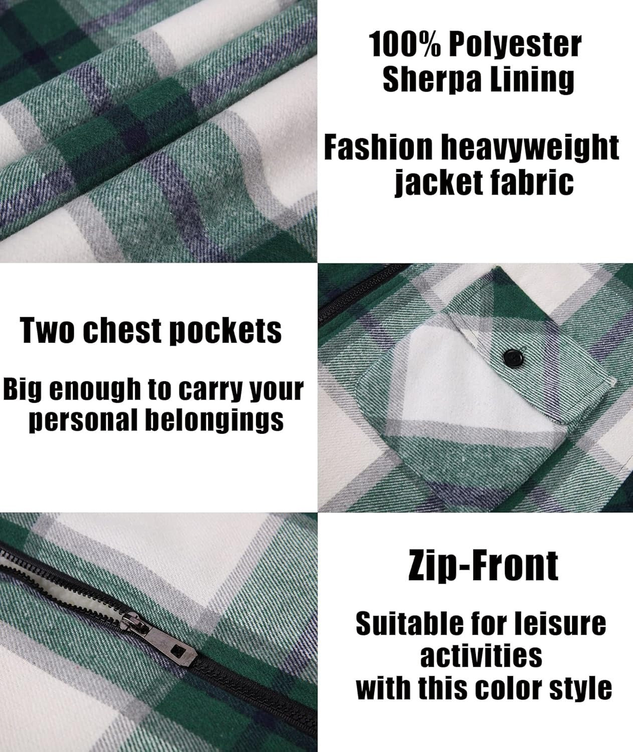 BOGO | Men’s Premium Fleece-Lined Flannel Jacket